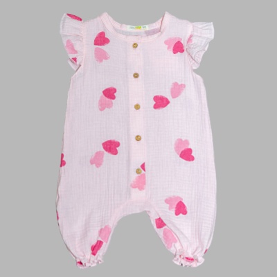 Песочник с крылышком Сердца муслин Чуди Кидс 303525-9 01 Песочник с крылышком Сердца муслин Чуди Кидс 303525-9 01